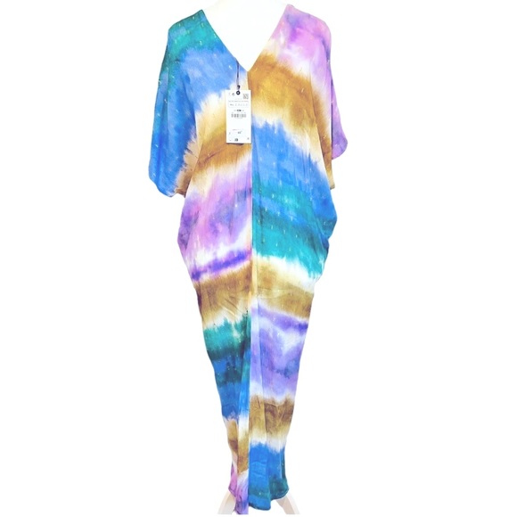 Zara tie dye tunic dress NWT - Picture 6 of 9